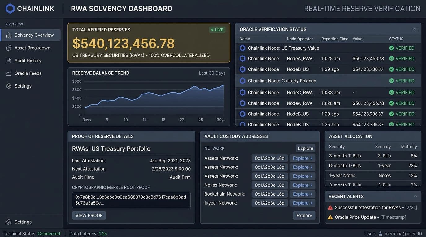 Chainlink Proof of Reserve (PoR): Automated Solvency for RWAs