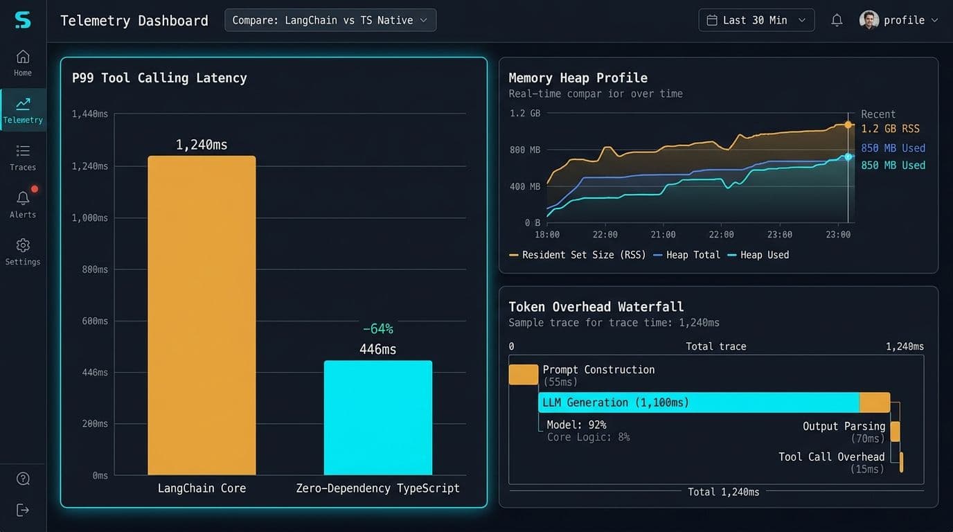 Why We Replaced LangChain with Raw TypeScript: 64% Latency Drop