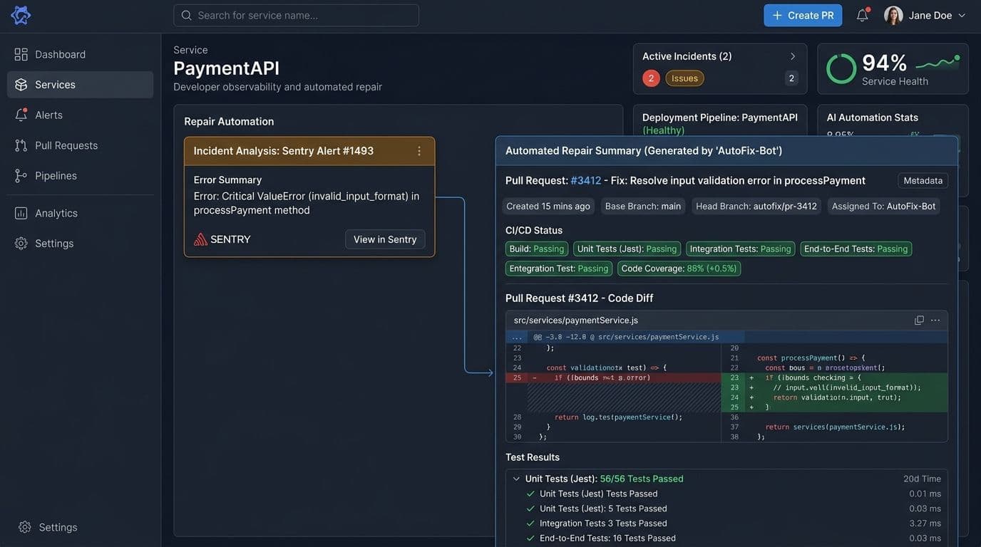 Self-Healing Code: Building an Agent that Resolves Sentry Errors